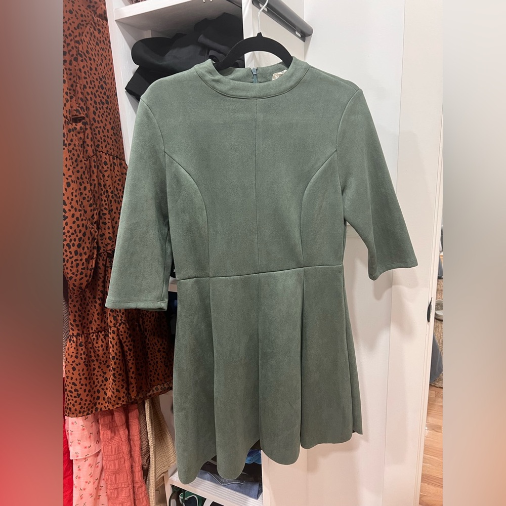 Fashion On Earth Mock Neck Dress